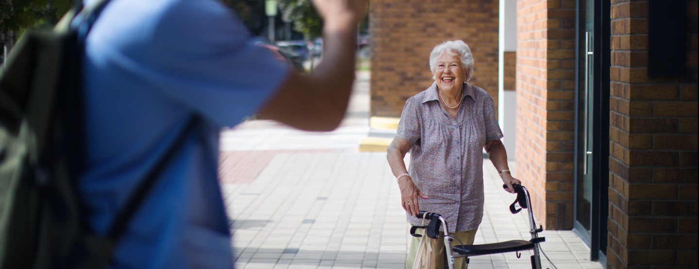 woman walking